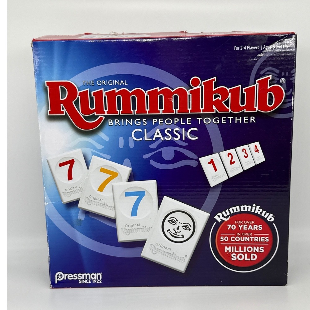 Pressman Rummikub Classic Original Tile Game 2-4 Players Ages 8+ 2020 Edition